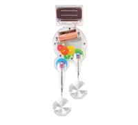 Kikkerland Solar Powered Rainbow Maker - Prism Suncatcher, Fun Home Window Decor - Unique Gift for Christmas & Birthdays - Double Crystal