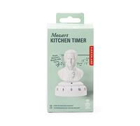 KIKKERLAND Timer da Cucina, Bianco, 6.4 x 6.1 x 13.5 cm