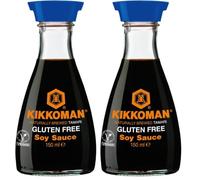 Kikkoman Naturally Brewed Tamari Soy Sauce 150 ml (Confezione da 2)