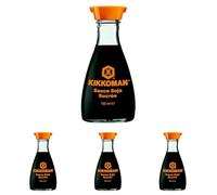 Kikkoman Salsa Di Soia Dolce, Ricetta Tradizionale Con Soia, Grano, Acqua E Sale, Per Cucinare A Tavola, Adatta Per Carne, Verdure E Dessert, Confezione Classica, Dispenser, color Nero, 150 ml