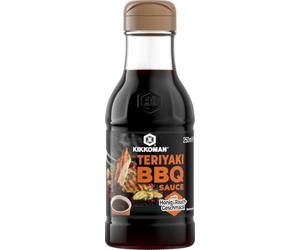 Kikkoman Teriyaki BBQ al Miele, Bottiglia 250 m | Salsa Marinata Agrodolce a Base di Soia, Condimento per Carne, Verdure e Grigliate