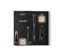 KIKO Milano All You Need Make Up Set, Kit Makeup Con: Rossetto, Ombretto E Matita Occhi