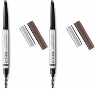 KIKO Milano Eyebrow Sculpt Automatic Pencil 05 | Matita Automatica Per Sopracciglia Scolpite, 05 Deep Brunettes (Confezione da 2)