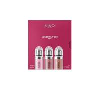 KIKO Milano Glossy Lip Set Mini | Kit Labbra | Effetto Volume 3D | Idratante | Idea Regalo