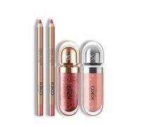 KIKO Milano Lip Glow Sets | Creamy Comfort Lip Liner 05, 21 & 3D Hydra Lipgloss 20,44 | The Perfect Lip Set for Defined & Glossy Lips