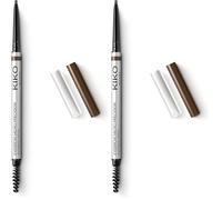 KIKO Milano Micro Precision Eyebrow Pencil 05, Matita Automatica Per Sopracciglia Con Punta Ultra Precisa (Confezione da 2)
