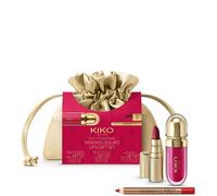 KIKO Milano Mini Kiss Squad Lip Gift Set 5.3ml - Various Shades (Worth €21.97) - 02 Midnight Red 02 Midnight Red