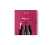 KIKO Milano Smart Fusion Lip Set 02, Kit Labbra Con 3 Rossetti Dal Finish Luminoso