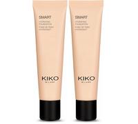 KIKO Milano Smart Hydrating Foundation 12 - Wb 90 | Fondotinta Fluido Idratante E Uniformante (Confezione da 2)
