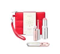 KIKO Milano Snow-Kissed Holiday Festive Besties Make Up Gift Set, Gift Set Makeup: Stick Labbra E Guance, Ombretto Liquido E Olio Labbra