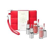 KIKO Milano Snow-Kissed Holiday Never Without You Mini Lips Gift Set, Gift Set Labbra: 2 Mini Rossetti Dal Finish Mat E 2 Lucidalabbra