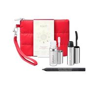 KIKO Milano Snow-Kissed Holiday Secret Santa Mini Make Up Gift Set, Gift Set Makeup: Mascara Effetto Volumizzante, Matita Occhi E Illuminante Liquido In Formato Mini