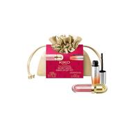 KIKO Milano Twist 'N Twinkle Holiday Secret Santa Make Up Gift Set | Mini mascara maxi effetto volume e lucidalabbra per ciglia intense e labbra luminose, in una mini pochette