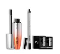 KIKO Milano Ultimate Eye Essentials Set | Mascara, Eyeliner & Sharpener for Long-Wearing, Defined Eye Looks
