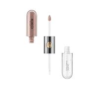 KIKO Milano Unlimited Double Touch - Tonalità 130 Antique Brass | Rossetto Liquido 2 Step | Base Colore + Gloss | Tenuta 12 Ore | No Transfer | Luminoso