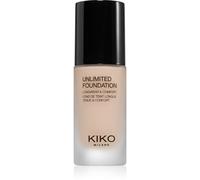 KIKO Milano Unlimited Foundation fondotinta liquido lunga tenuta effetto opaco colore 01 Rose 30 ml