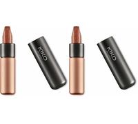 KIKO Milano Velvet Passion Matte Lipstick 301 | Rossetto Confortevole Colore Mat (Confezione da 2)