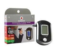 KIKSAFE Alcol Test etilometro Professionale | Etilometro Digitale ad Alta Precisione | 3 unità di Misura | Sensore a Superficie Piatta