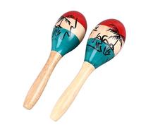 Kikumi 2 Pezzi Martello di Sabbia Maraca Shaker Sonaglio Strumento a Percussione Portatile Giocattolo Musicale Bambini Educazione Precoce