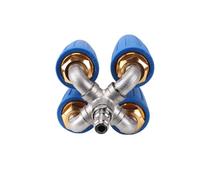 Kikumi 4 In 1 Turbodbar in lega di alluminio e vassoio a pressione rotante in plastica quadrupla turbodling