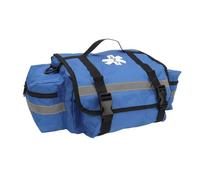 Kikumi Borsa da Viaggio dei Vigili del Fuoco di, Borsa di Emergenza del Primo Soccorritore, di Emergenza di Grande capacità, per L'attrezzatura Antincendio, con Forniture di Tracolla, Blu, #511,