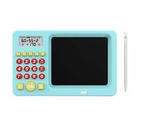 Kikumi Calcolatrice Digitale con Display Calcolatrice di Base Strumento Educativo di Apprendimento Precoce per gli Studenti delle Scuole Domestiche Bambini (Treasure orale a tre -generazione+scheda