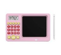 Kikumi Calcolatrice Digitale con Display Calcolatrice di Base Strumento Educativo di Apprendimento Precoce per gli Studenti delle Scuole Domestiche Bambini (Treasure orale a tre -generazione+scheda