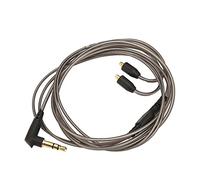 Kikumi Cavo di Ricambio a Gomito per Cuffie, Cavo HiFi in Rame Stagnato da 3,5 Mm a Gomito con Connettore MMCX per Cuffie SE425 UE900AM PRO30 da 1,1 M