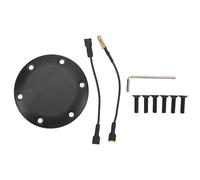 Kikumi Copri Clacson per Volante, Tappo Centrale per Clacson Universale a 6 Fori, Durevole, Ad Alta Resistenza, Compatibile con la Maggior Parte delle Auto