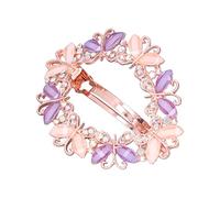 Kikumi Fermagli per Capelli da Fata Kawaii Decorati con Strass per Accessori per Capelli da Donna e Ragazza Forcina Dalla Forma Squisita e Bella per Concerti di Feste (299 viola)