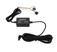 Kikumi Kit Cablato per Dash Cam, Alimentatore da 12 V 28 V A 5 2,5 A con Protezione A Bassa Tensione e Cavo di Tipo C da 3,2 M, per Monitoraggio Parcheggio 24 Ore su 24 Navigatore