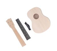 Kikumi Kit Ukulele Fai da Te da 24 Pollici, Dipinto Fatto a Mano con Tiglio e Mogano per Bambini, Molto Compatto e Leggero, Ideale per la Casa, le Esibizioni, i Viaggi e la Pratica