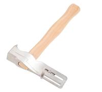 Kikumi Martello a Copertura Magnetica con Manico in Legno, Ascia di Copertura Multifunzionale per la Riparazione della Costruzione del Tetto, Strumento di Riparazione del Tetto in Legno