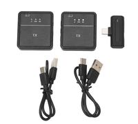 Kikumi Microfono Lavalier da 2 Pezzi con Riduzione del Rumore, Leggero e Portatile, Tipo C, con Clip, Mini Microfono da Bavero
