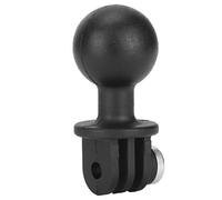 Kikumi Montaggio a Sfera per Fotocamera Sportiva con più Punti di Cerniera, Design a Sfera di Gomma, Adattatore per Supporto in Stile RAM, Vite da 1/4in