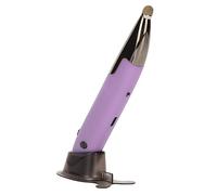 Kikumi Mouse con Penna Portatile Mouse con Penna Wireless Ricaricabile Luminoso Silenzioso Piccolo Portatile con Wireless Bluetooth 2.4g Dual Mode per PC (Viola)