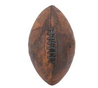 Kikumi Pallone da Rugby per Allenatore di Squadra, Calcio da Allenamento, Taglia 9, Pallone da Rugby in PU, Impugnatura Comoda, Design Vintage, Durevole, Calcio Sportivo per il Gioco