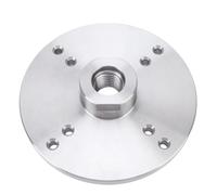 Kikumi Piastra Frontale in Acciaio per Tornio per Legno 6in 1in-8TPI Adattatore per Sede Albero Principale Piastra Frontale per Macchina per la Lavorazione del Legno