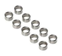 Kikumi Set di Accessori Hardware in Acciaio Inossidabile da 10 Distanziatori per Rondelle, Diametro Esterno 15 Mm, Diametro Interno 12 Mm (3515-0015-0080)