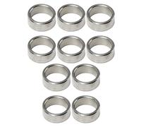 Kikumi Set di Accessori Hardware in Acciaio Inossidabile da 10 Distanziatori per Rondelle, Diametro Esterno 15 Mm, Diametro Interno 12 Mm (3515-0015-0060)