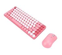 Kikumi Tastiera Meccanica Wireless, Bluetooth 2.4G Dual Mode 85 Tasti con Temi Multicolori e Copritasti Circolari Rimovibili, per Sistemi OS X