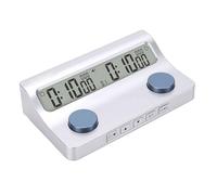 Kikumi Timer Orologio per Scacchi, Doppia modalità Cicalino Silenzioso Display Ad Alta Definizione Fino a 9h59m59s, con Pulsanti Tattili di Ritardo Byoyomi, per Tornei di Scacchi Go