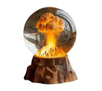 kikxj Lampada Esplosione Bomba atomica, Lampada Ornamento Esplosione Nucleare Fungo atomico, Lampada 3D Fungo atomico, Lampada Esplosione Nucleare Fungo atomico Arredamento Camera da Letto Soggiorno