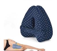 KIKYKUBBLETASW Cuscini di allineamento for Chi Dorme di Lato, Cuscino for alleviare Il Dolore sciatico, Gambe for alleviare Schiena e Ginocchia(Navy)