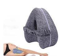 KIKYKUBBLETASW Cuscini di allineamento for Chi Dorme di Lato, Cuscino for alleviare Il Dolore sciatico, Gambe for alleviare Schiena e Ginocchia(Gray)
