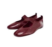 KIKYKUBBLETASW Scarpe basse da donna, classiche, comode, casual, da spiaggia, da passeggio, versatili, for tutti i giorni(Red,35)