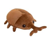 KIKYKUBBLETASW Simulazione di peluche, morbido insetto di peluche, coleottero, coccoloso con dettagli raffinati, comodo da abbracciare e come decorazione for la casa.(Dark brown,50cm)