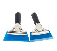 KIKYKUBBLETASW Strumento for raschiare Il Ghiaccio dal Parabrezza dell'auto, rimozione Invernale con Protezione del Bordo Liscio, Cura della Superficie dei finestrini dell'auto(2 PCS)