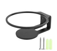 KIKYO Homepod Mini Supporto da Parete, Robusto Supporto da Parete per Altoparlante per Homepod Mini, Supporto per Homepod Salvaspazio Stabile con Facile Installazione per Cucina Bagno(Nero)