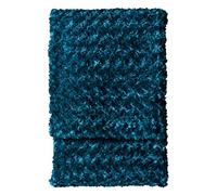 Kilburn & Scott Faux Fur Blanket Throw Throwover Woodlander-Coperta in Finta Pelliccia, 130 x 170 cm, Colore tè, Foglia di t, 130x170cm